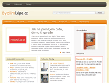 Tablet Screenshot of bydlimlepe.cz